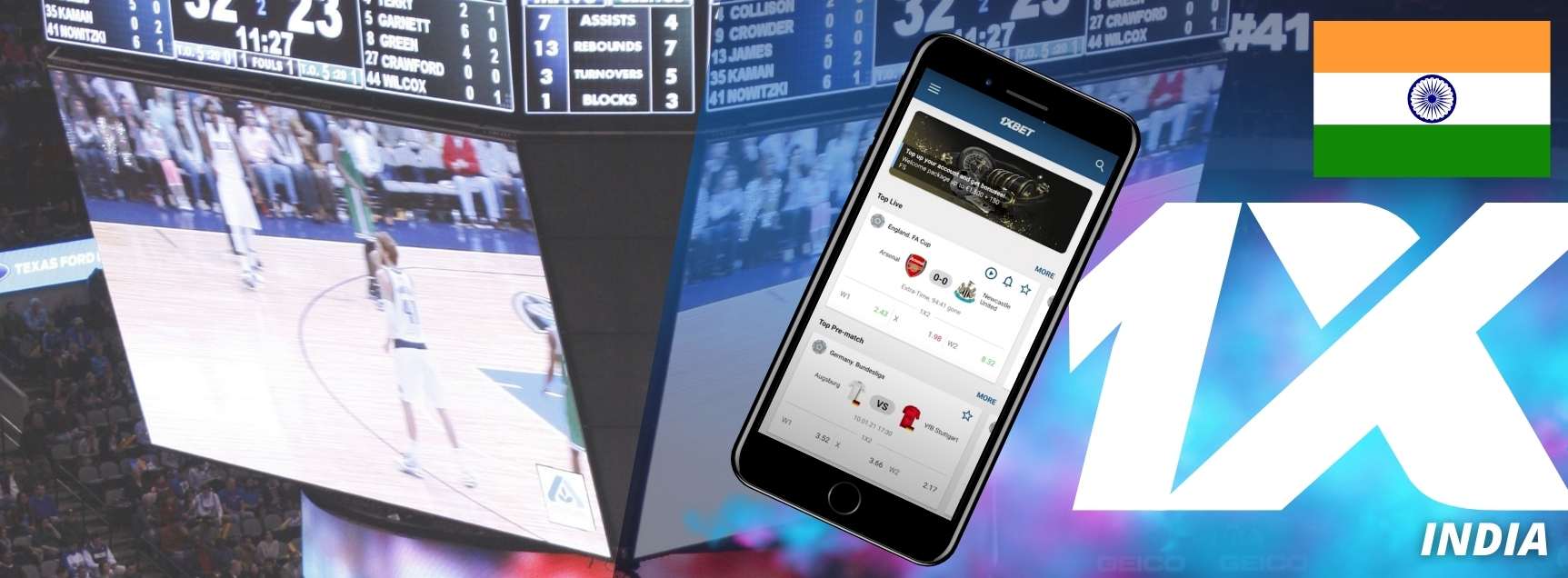 1xbet platform offers a variety of betting options available on the browser