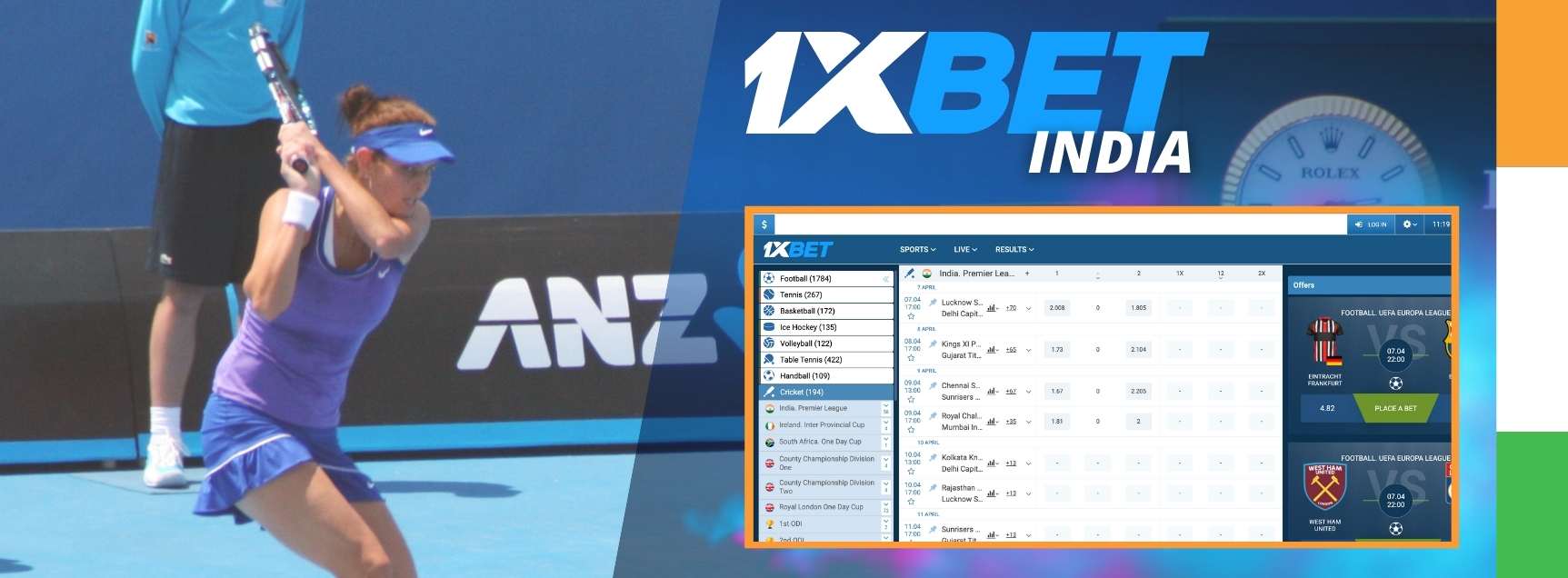 1xBet India betting site full review